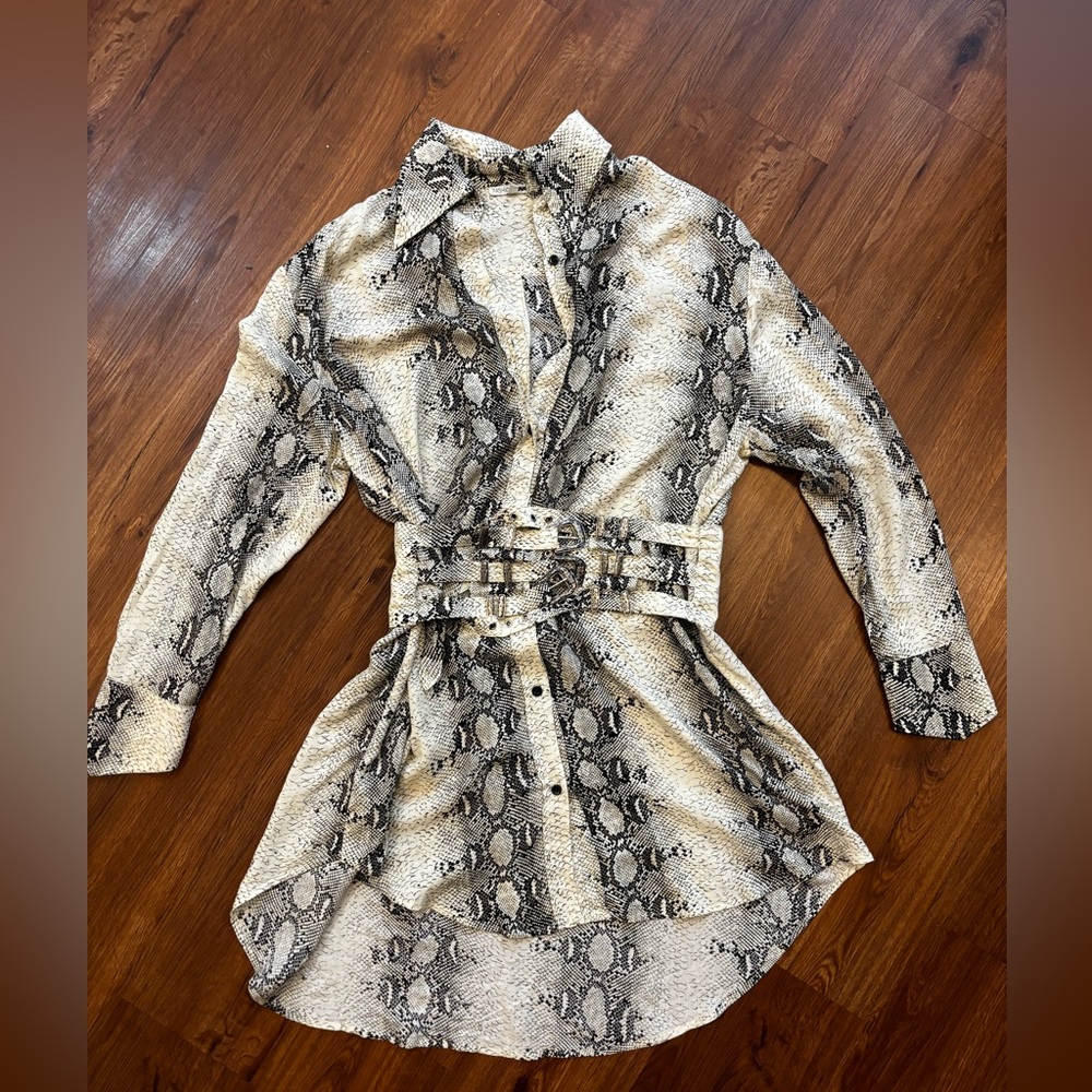 Fashion Nova snakeskin dress